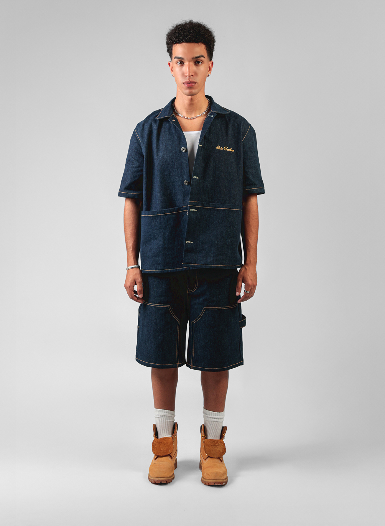 Ensemble Casablanca Mechanika – en Denim Indigo