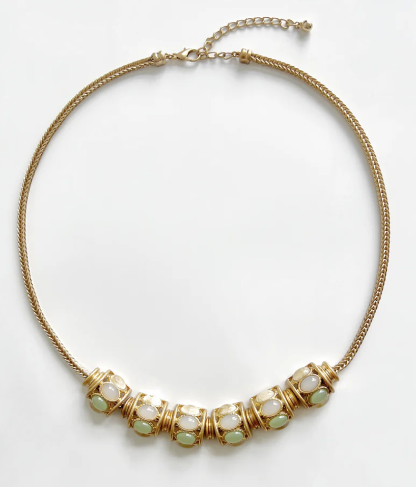 Ceinture fantaisie - Doré et vert