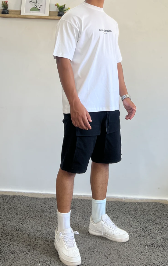 Ensemble T-shirt et Short Cargo – Collection "OAM"