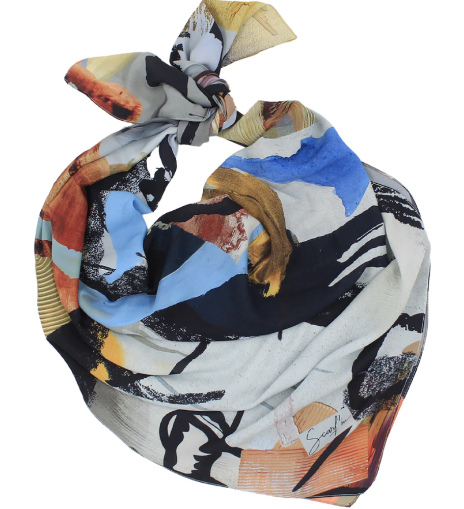 Foulard carré 100X100cm - Multicouleur