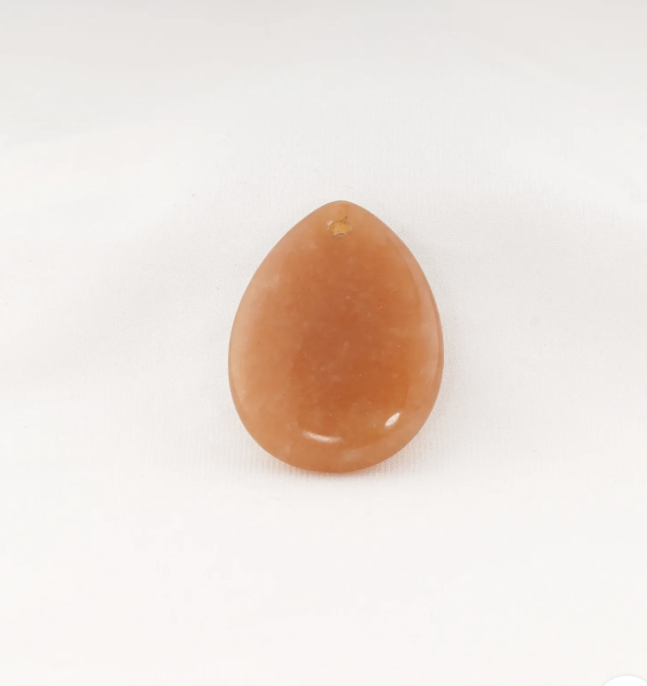 Pendentif d’aventurine orange